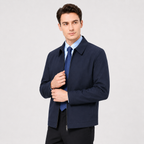 Men's Executive Lapel Zip-Pocket Jacket