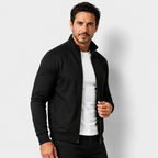 Men's Full-Zip Stand Collar Sweatshirt