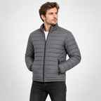 Men’s Lightweight Stand Collar Knitted Jacket