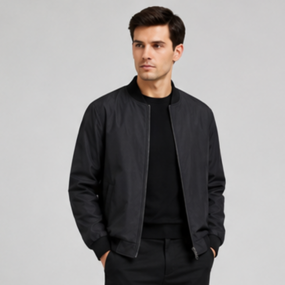 Men’s Bomber Jacket, Lightweight Transitional Jacket