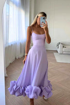 Dahlia | Vloeiende maxi jurk elegant casual bruiloft