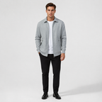 Men’s Waffle-Knit Full-Zip Jacket – Lightweight Casual Sporty Jacket