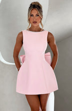 Catherine | Getailleerd mini jurk elegant bruiloft
