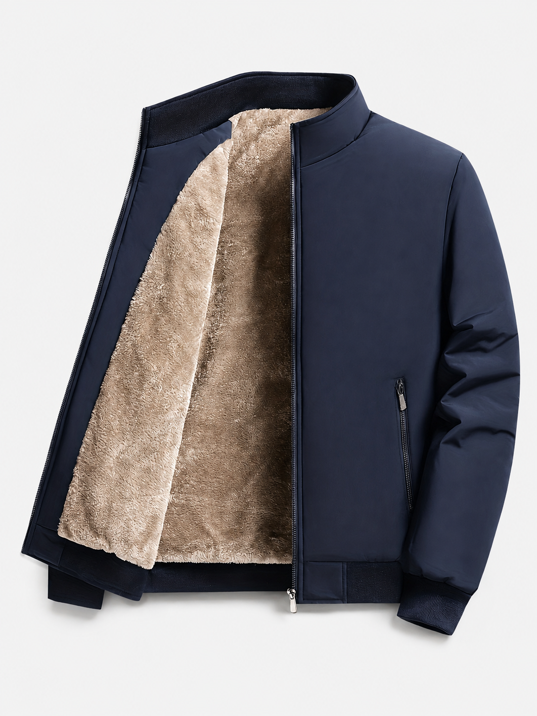 Men’s Fleece Jacket – Extra Thick & Warm for Cold Days
