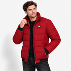 Men’s Velvet-Lined Padded Jacket – Warm Casual Autumn & Winter Coat
