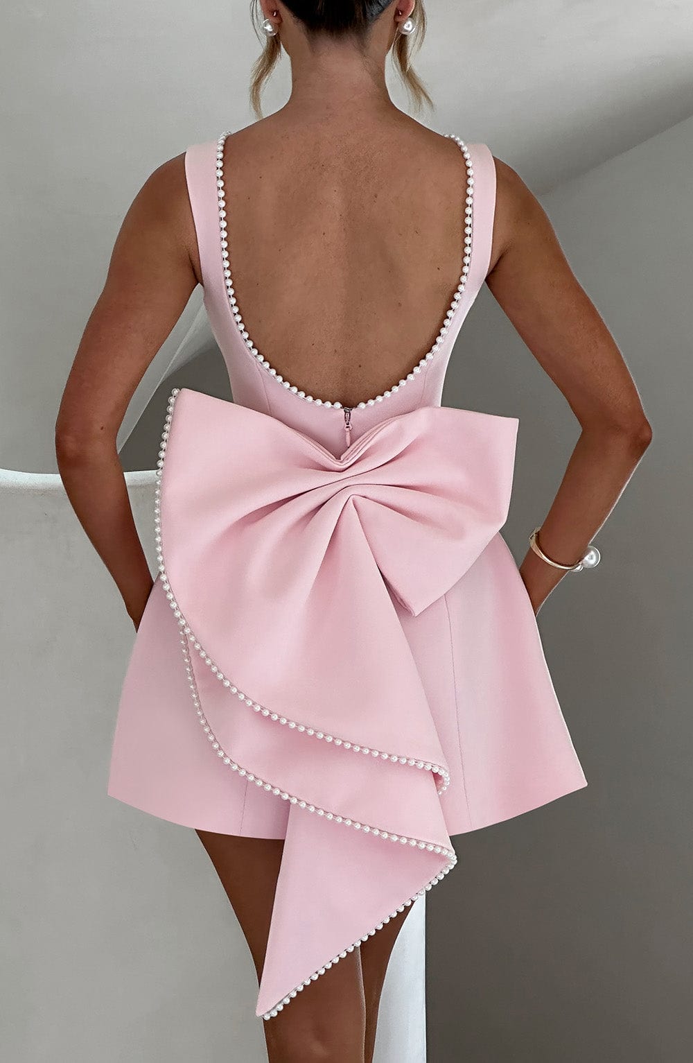 Catherine | Getailleerd mini jurk elegant bruiloft