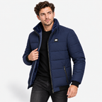 Men’s Velvet-Lined Padded Jacket – Warm Casual Autumn & Winter Coat