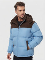 Men’s Warm Hooded Winter Jacket – Thickened Windproof Casual Outerwear
