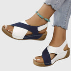 Ainsley | Comfortabel plateau sandalen dames zomerschoenen