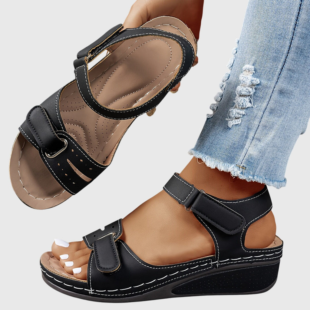 Crystal | Comfortabel verstelbare sandalen dames zomerschoenen