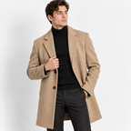 Men’s Slim Fit Mid-Length Trench Coat