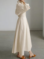 Eden | Elegante losse maxi jurk casual chic avond