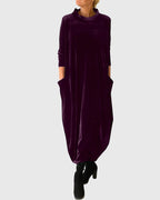 Eva | zachte losse midi jurk comfortabel