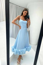 Dahlia | Vloeiende maxi jurk elegant casual bruiloft