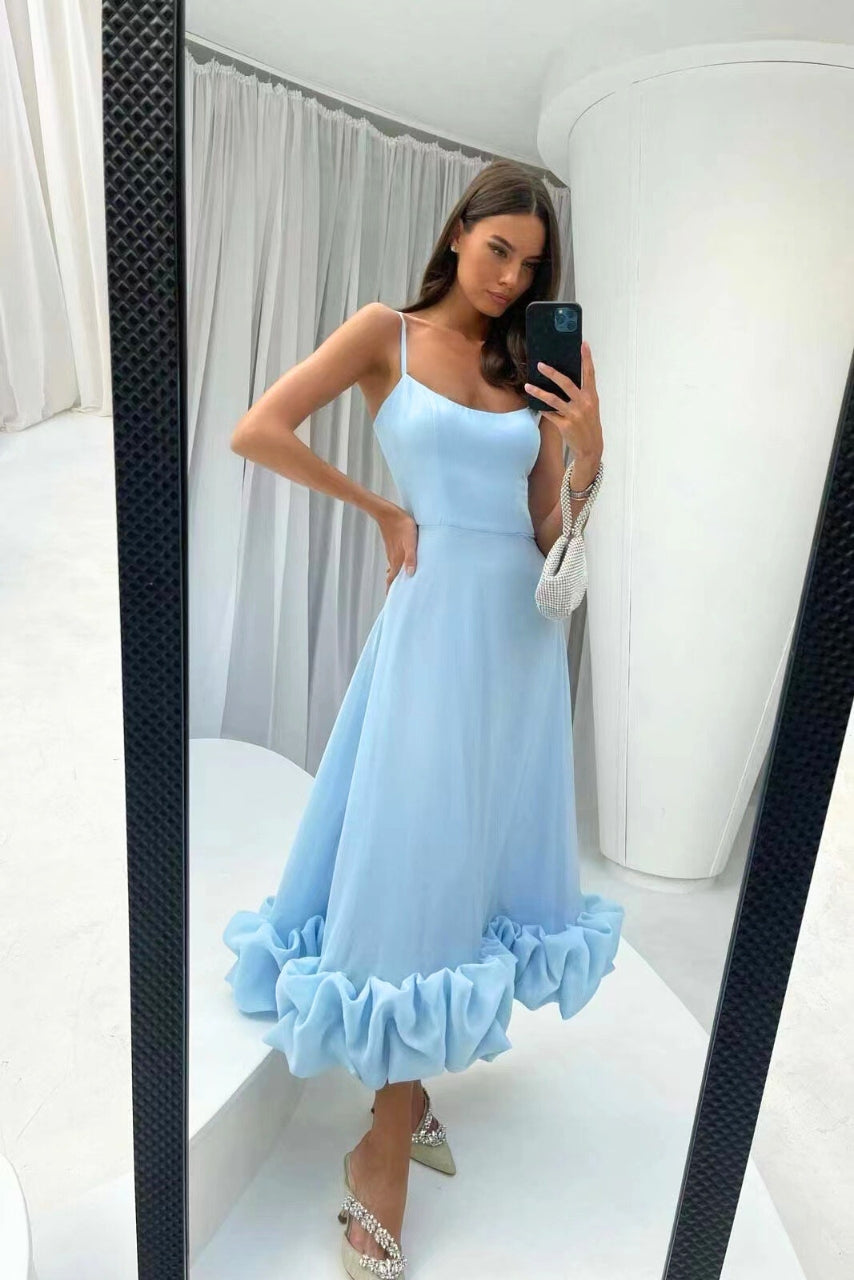Dahlia | Vloeiende maxi jurk elegant casual bruiloft