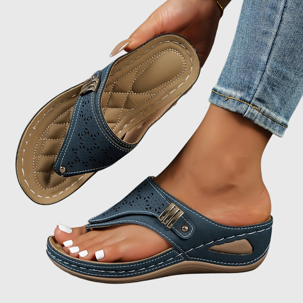 Livia | Stijlvol comfort sandalen dames instappers zomer