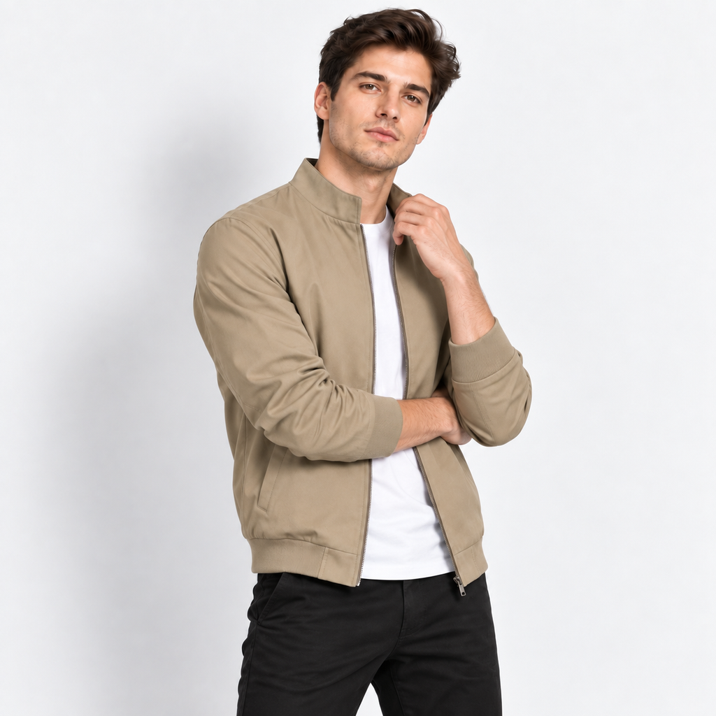 Men’s Business Casual Baseball Jacket