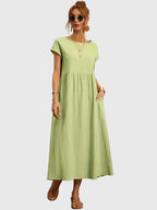 Giselle | luchtige casual midi jurk zomer