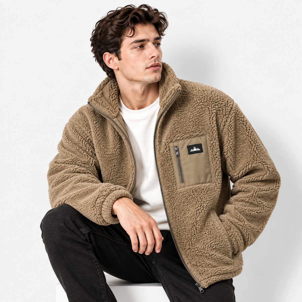 Men’s Warm Puffer Jacket Coat