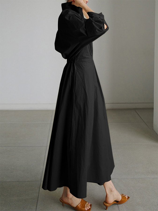Eden | Elegante losse maxi jurk casual chic avond