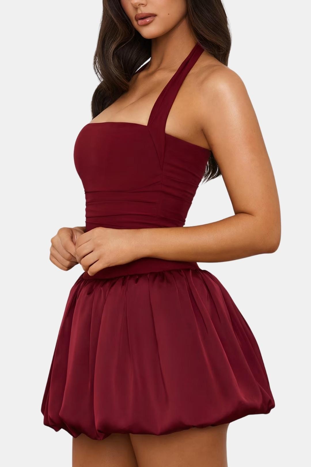 Avelia | Elegante Mini-Halterjurk, Feestoutfit