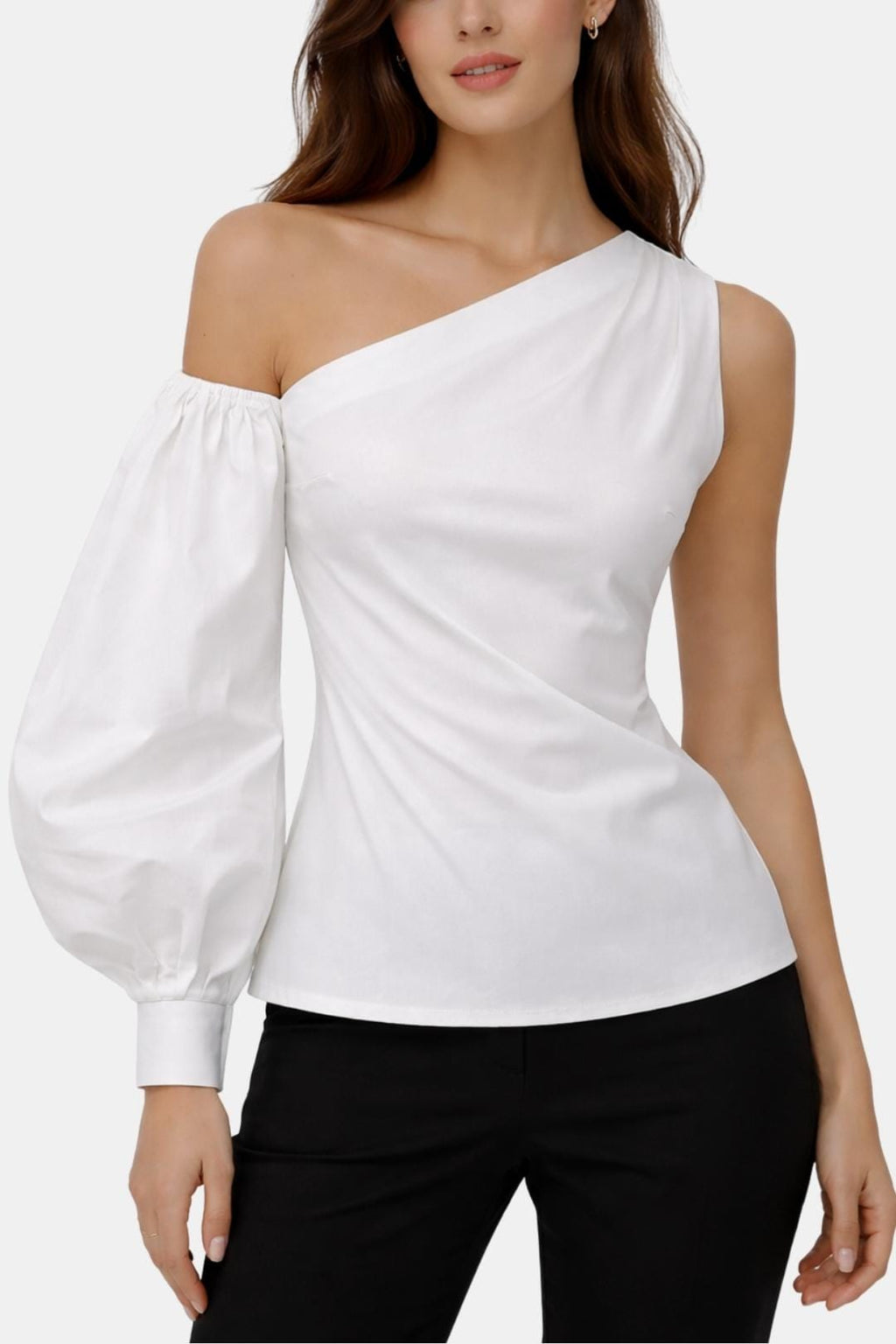 Avelina | Chic one shoulder blouse dames top elegant