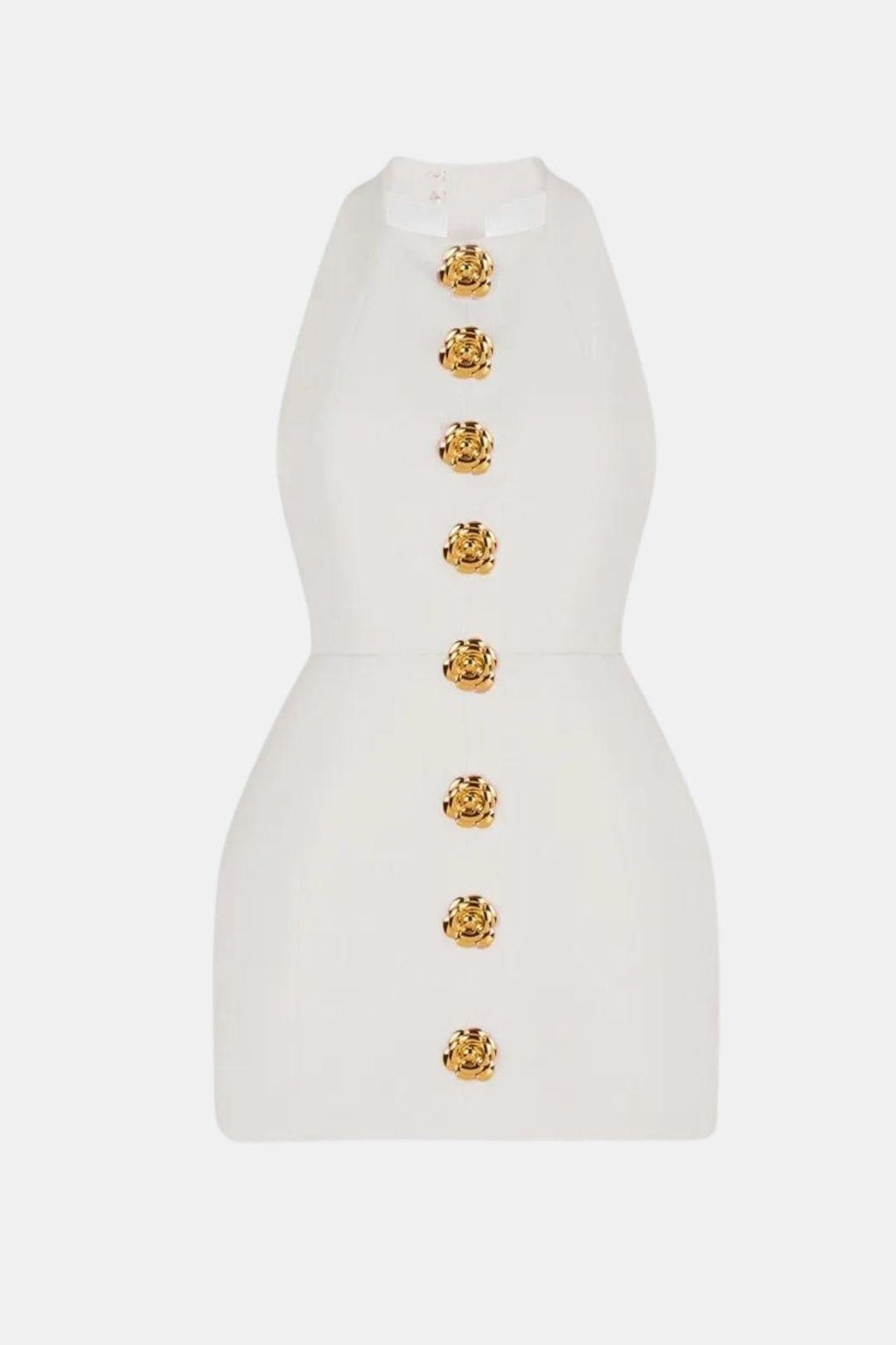 Becci | Elegant Mini Open Rug Dress Feest Outfit