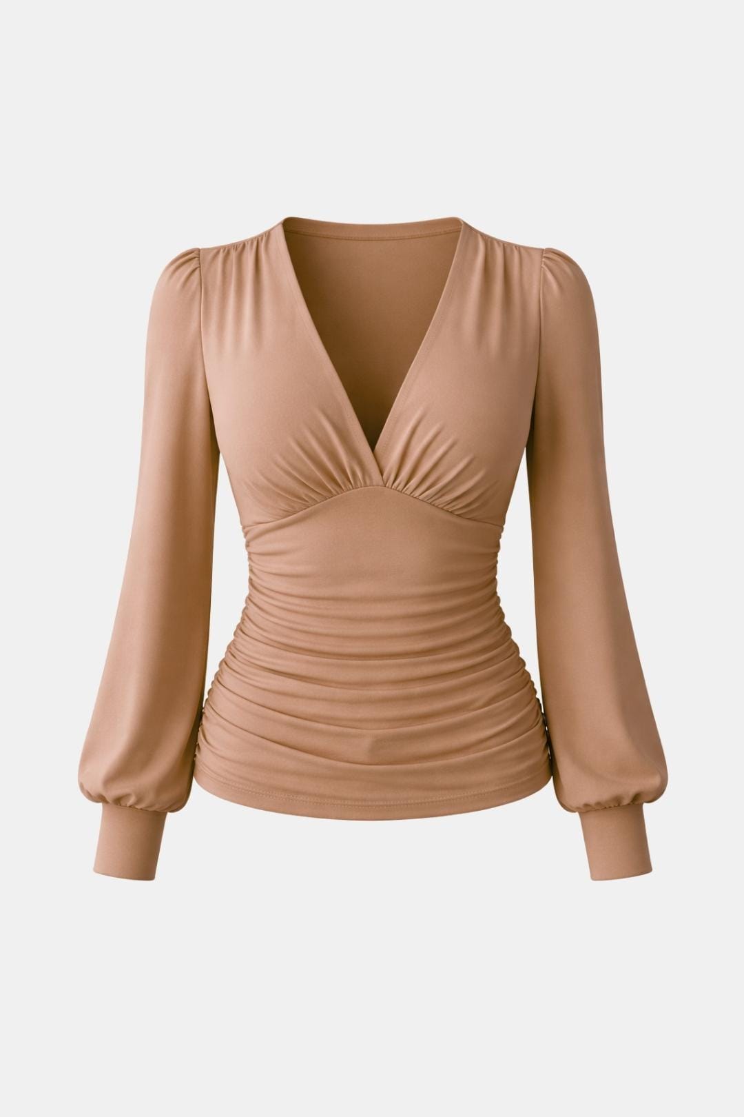 Betsy | Chic blouse dames top geplooid getailleerd