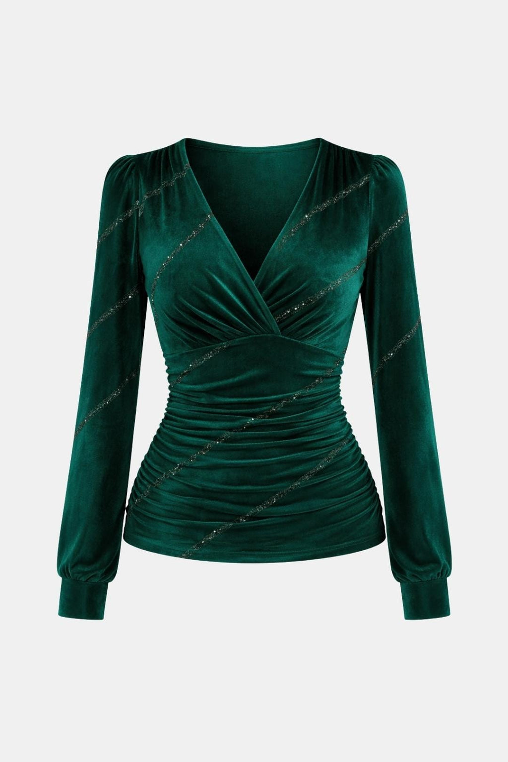 Betsy | Chic blouse dames top geplooid getailleerd