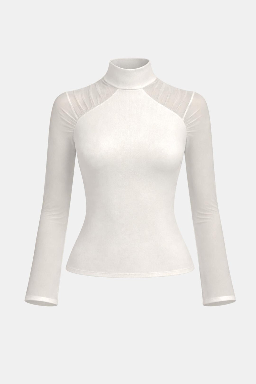 Caliana | Stijlvol Col Top Dames Mesh Avond