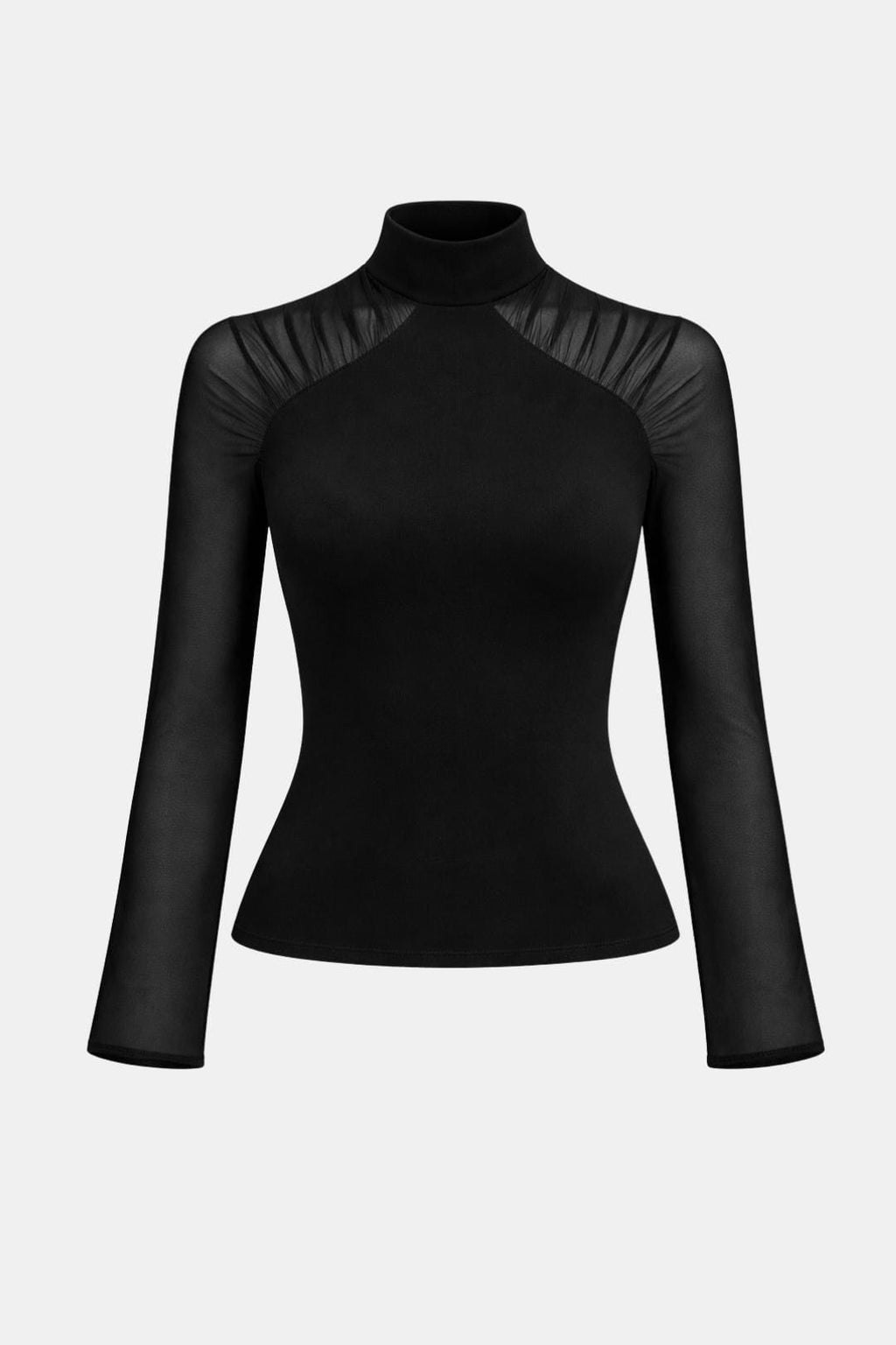 Caliana | Stijlvol Col Top Dames Mesh Avond