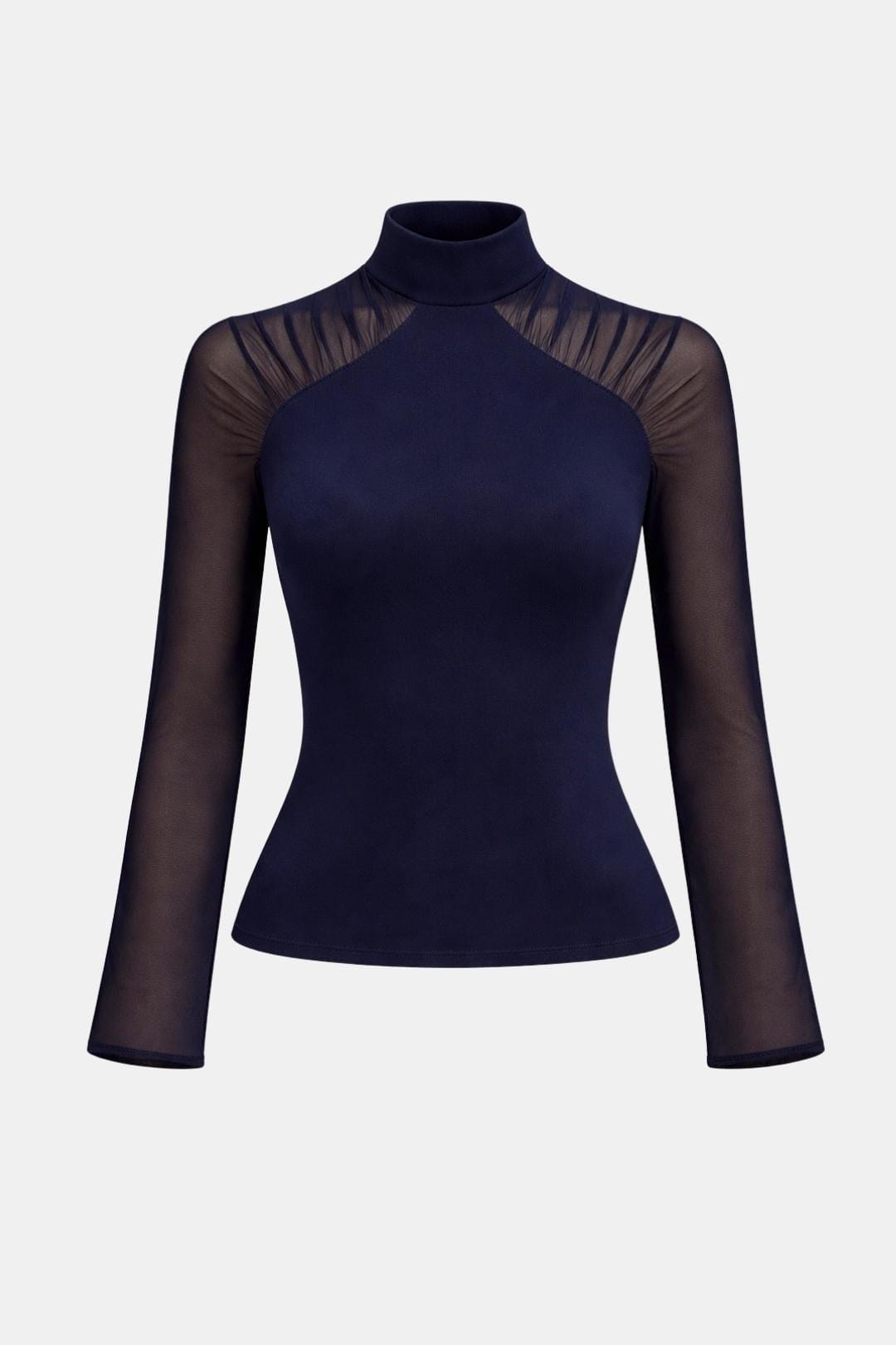 Caliana | Stijlvol Col Top Dames Mesh Avond