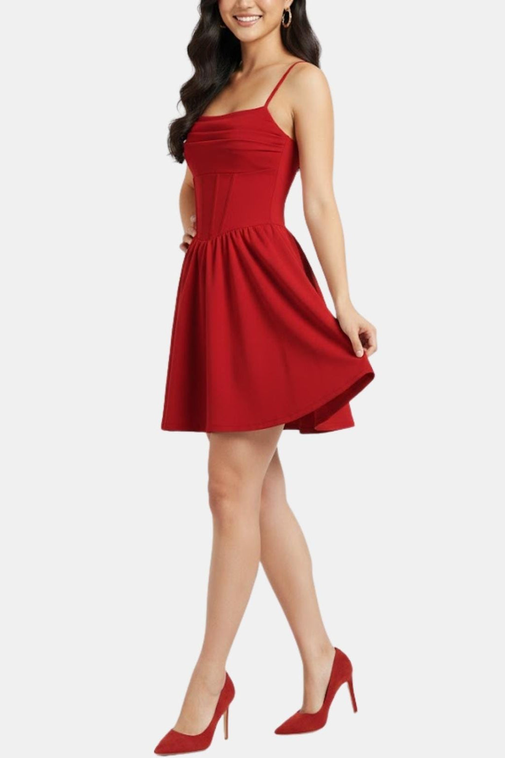 Calyra | Comfortabel Mini Jurk Flare