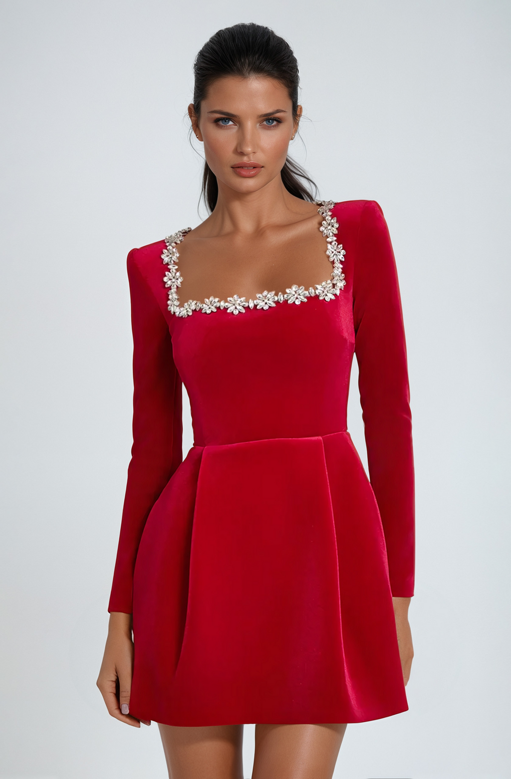Theodora | Elegante mini jurk tijdloos chic
