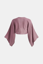 Elona| Luchtig Top Dames Cropped Wikkel