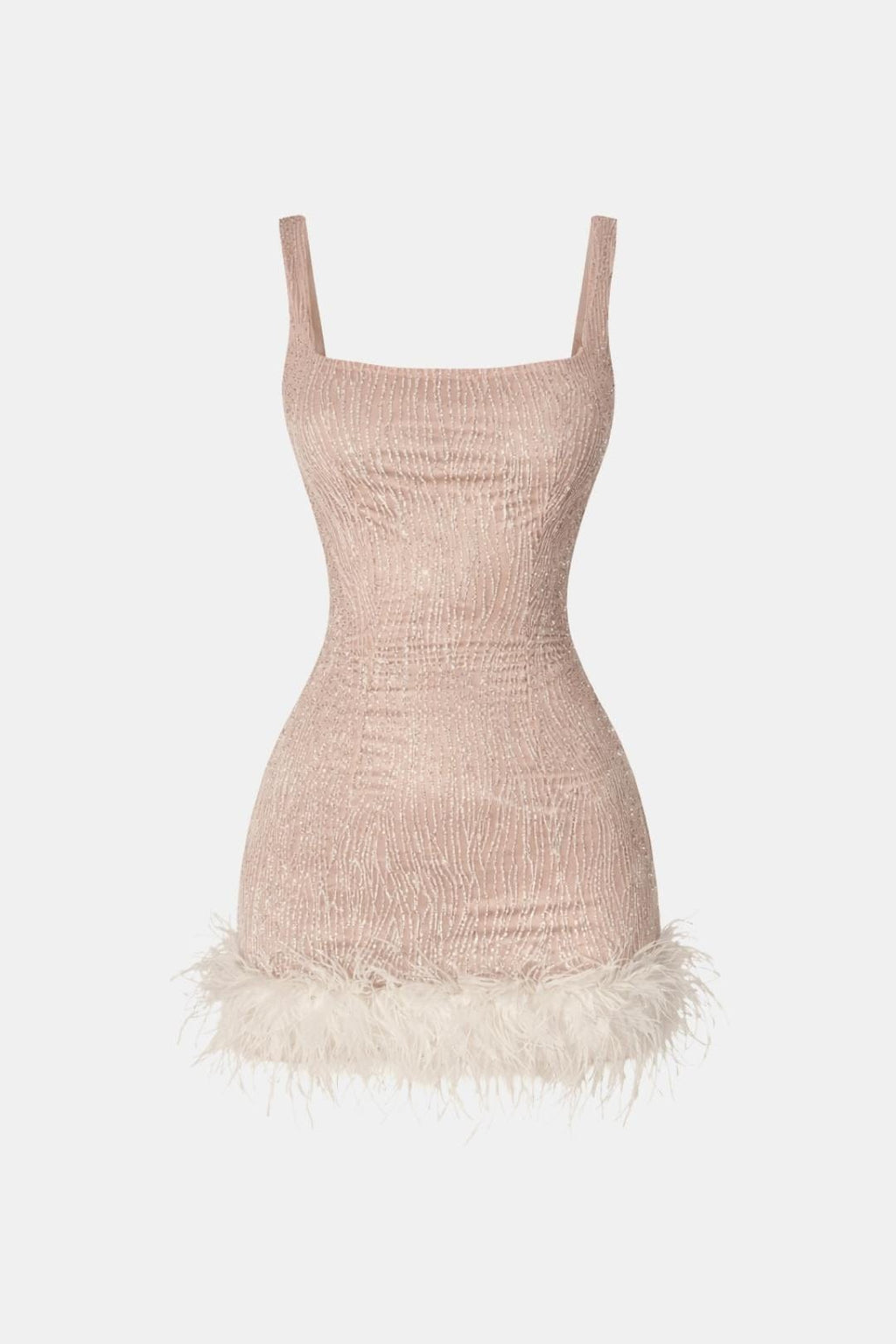 Elsie | Stijlvol Mini halter Dress Bloemen Detail Look