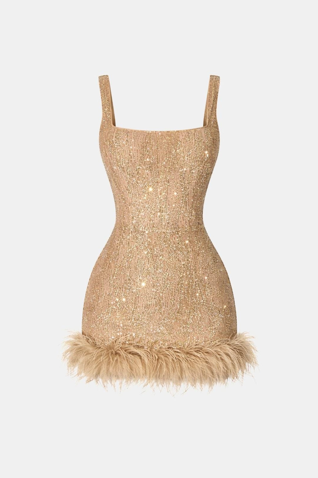 Elsie | Stijlvol Mini halter Dress Bloemen Detail Look