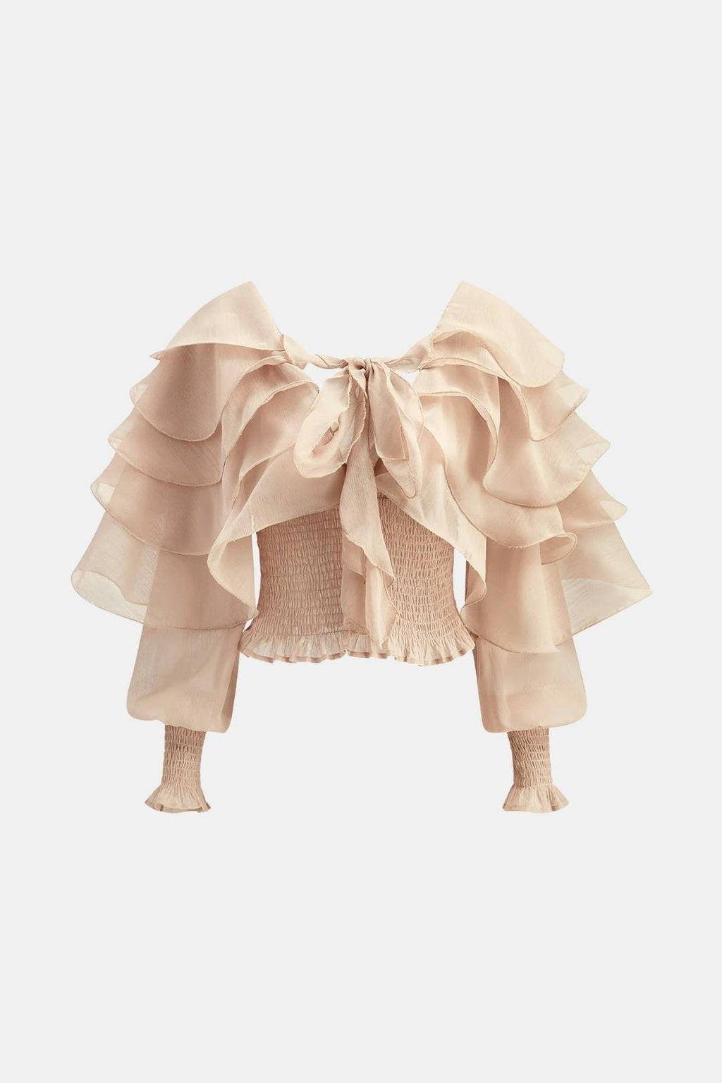 Elvessa | Elegant Ruffle blouse Dames Top Feestelijk