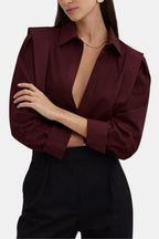 Elvira | Chic blouse dames top oversized modern