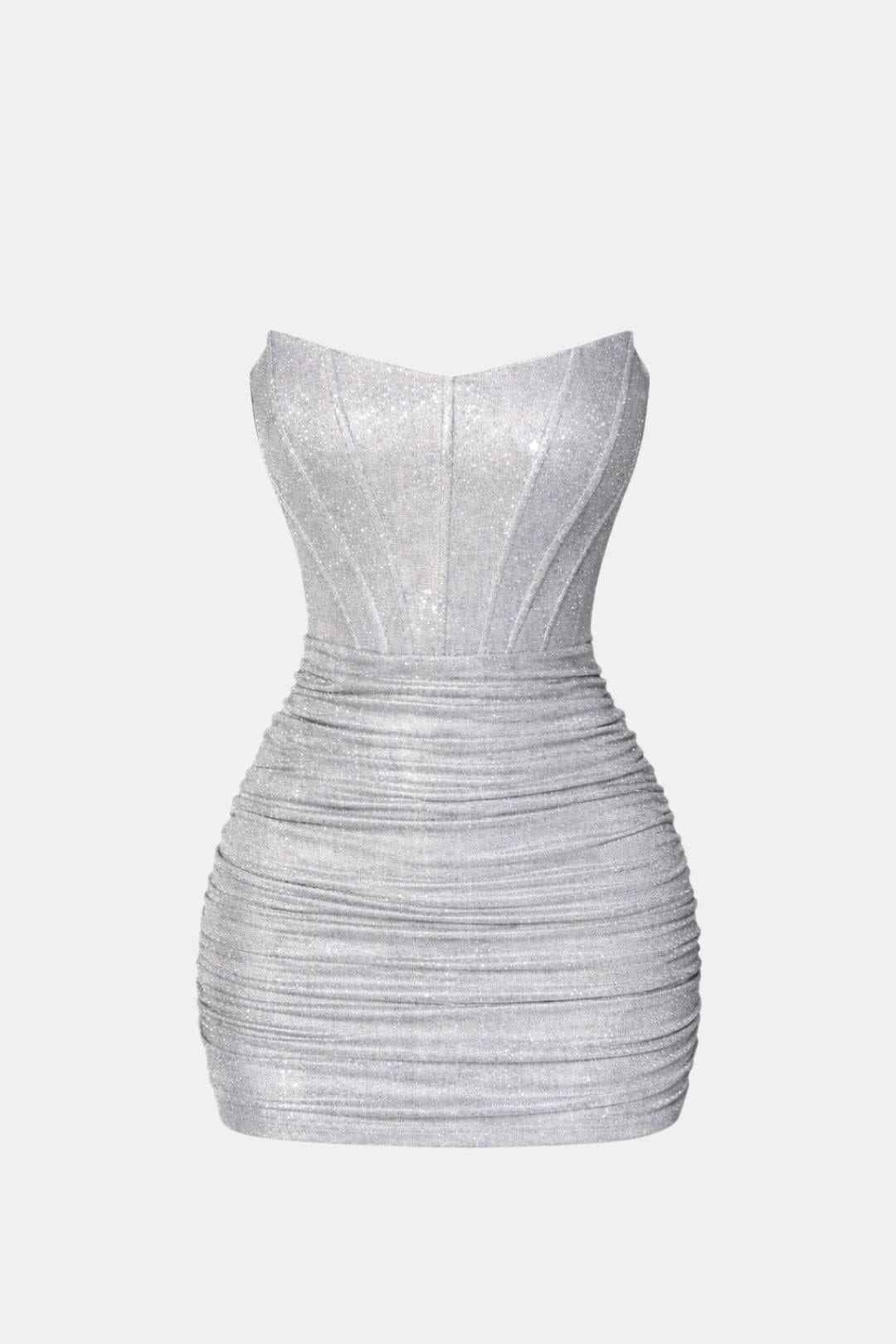Eunice | Sexy Minicorsetjurk met Glitters Voor een Feestelijke Look