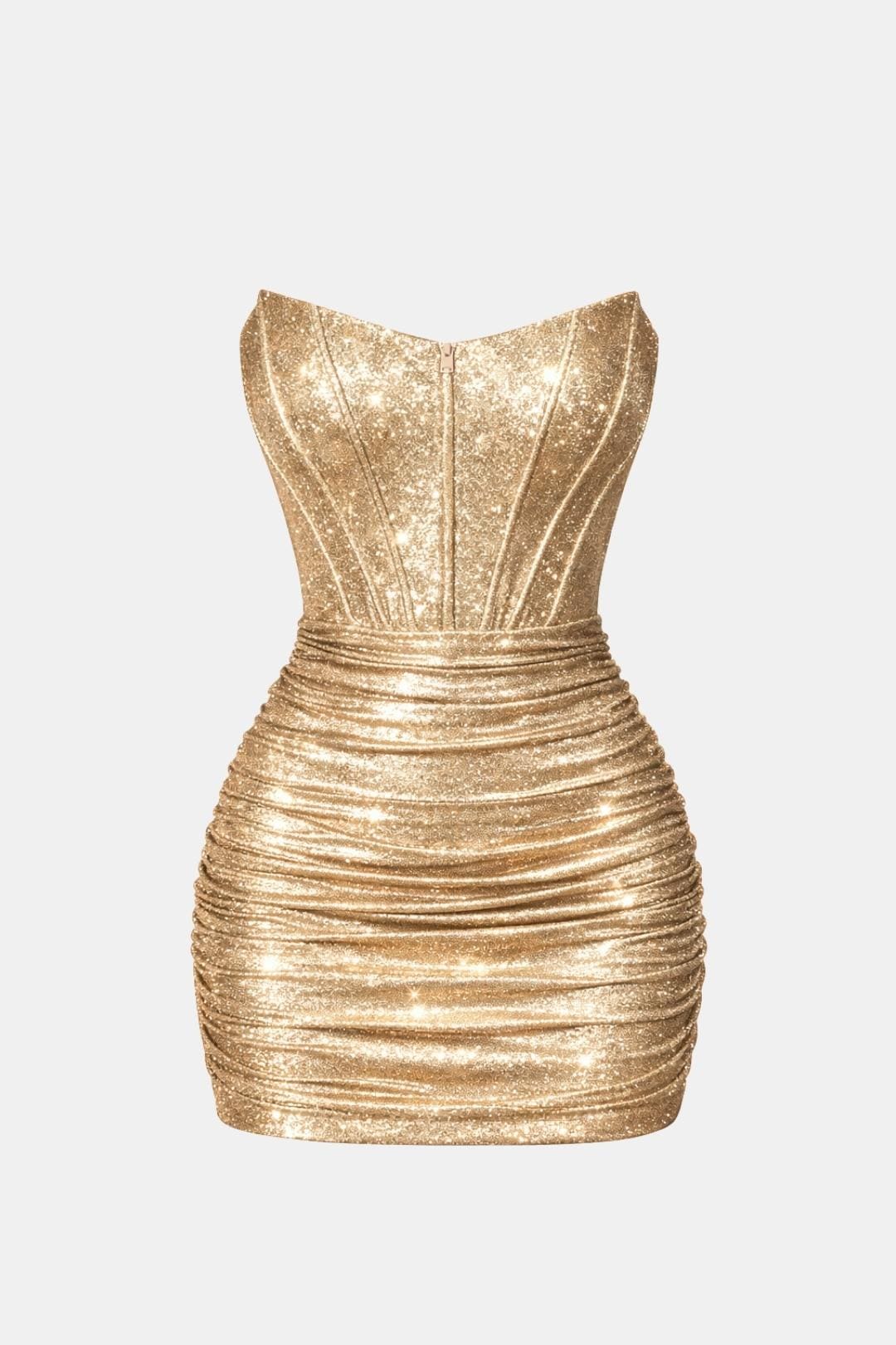Eunice | Sexy Minicorsetjurk met Glitters Voor een Feestelijke Look