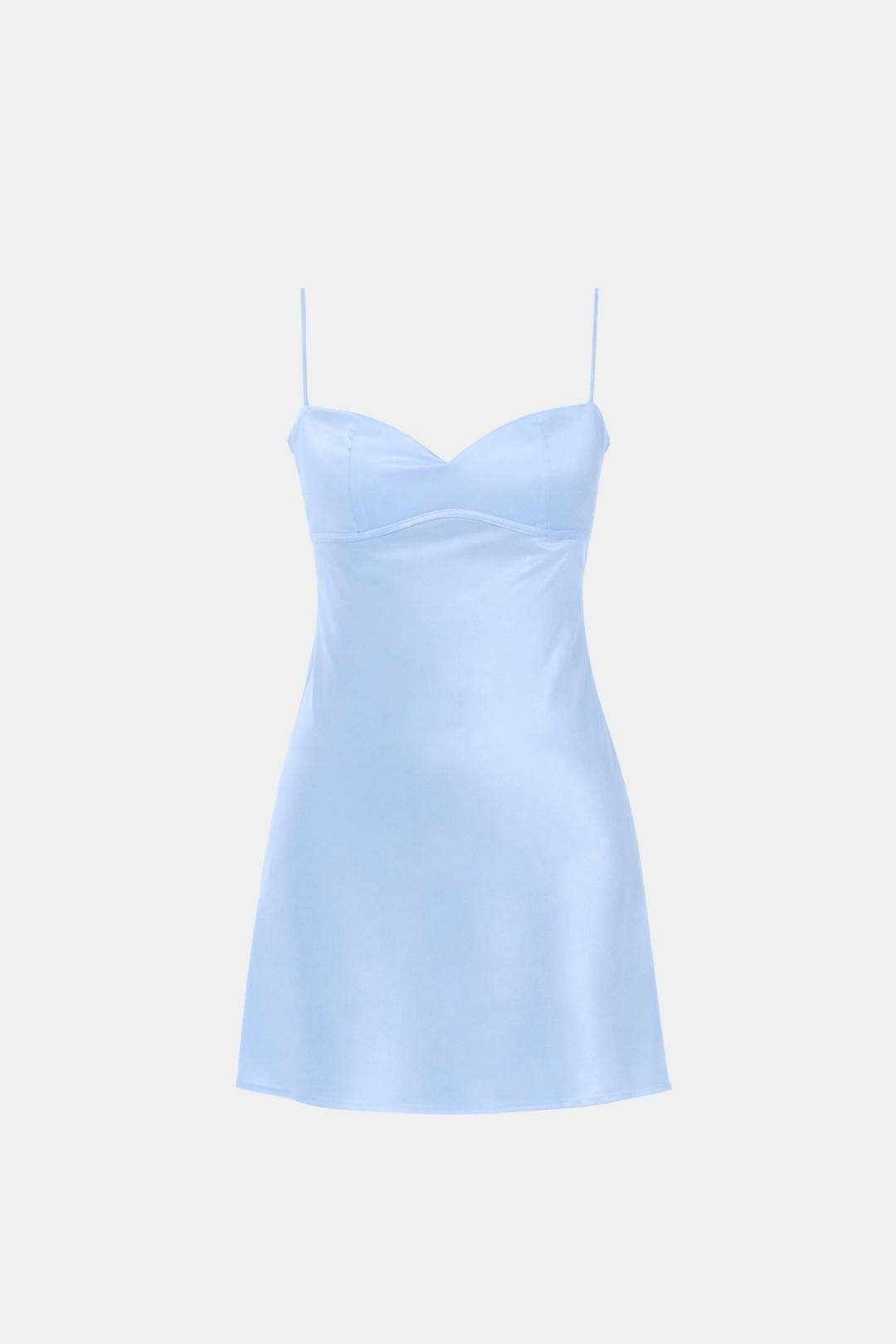 Eveline | Elegante Mini-Satijnen Jurk Met Opvallende Details