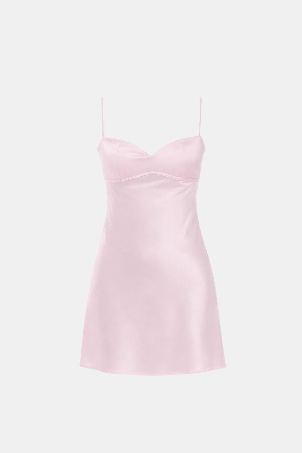 Eveline | Elegante Mini-Satijnen Jurk Met Opvallende Details