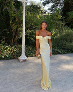 Gabrielle | Kanten off-shoulder jurk glamour avond feest
