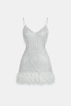 Jeena | Chic Mini Pailletten Dress Feest Outfit