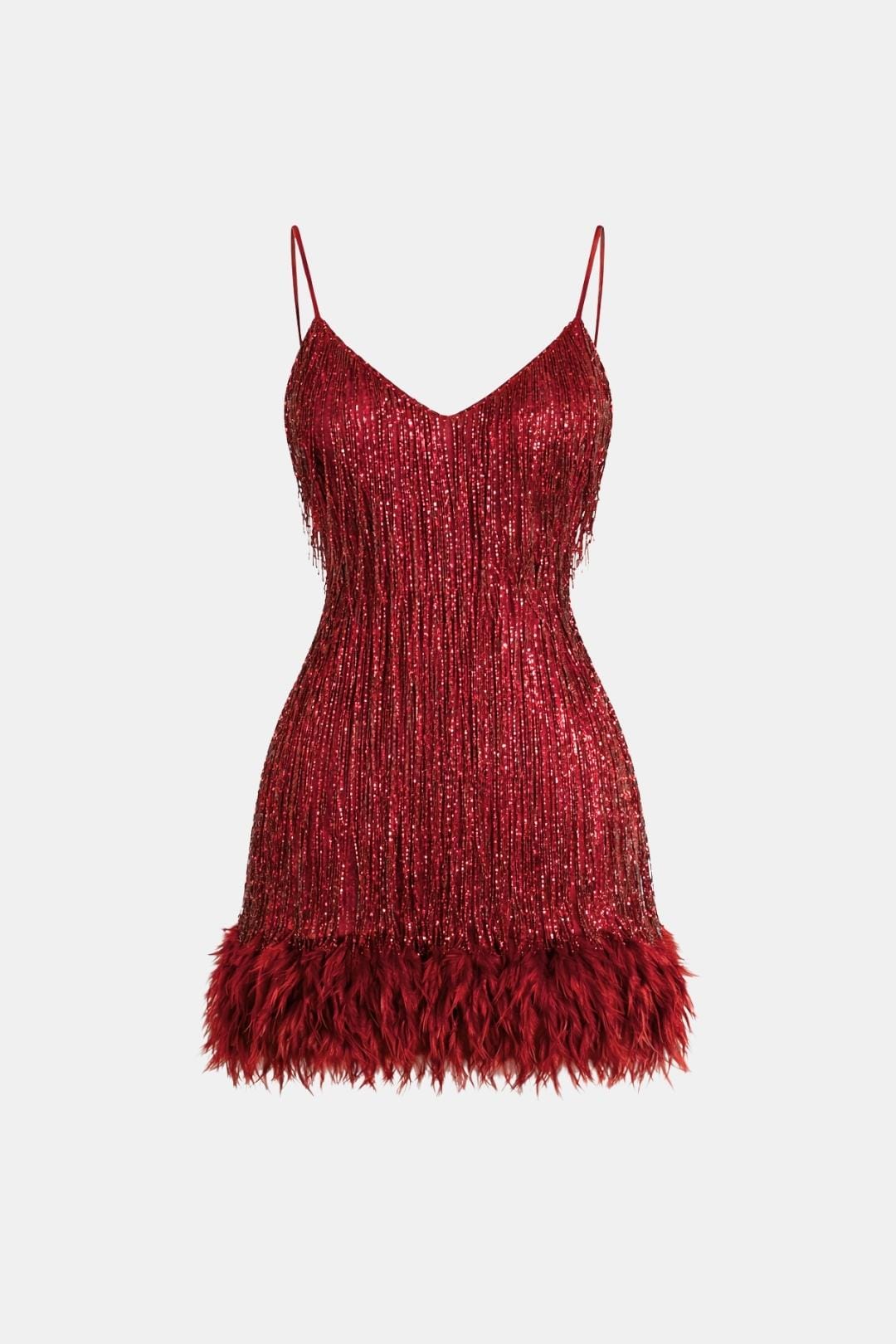 Jeena | Chic Mini Pailletten Dress Feest Outfit