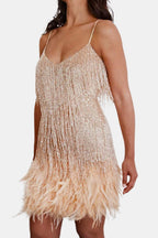 Jeena | Chic Mini Pailletten Dress Feest Outfit