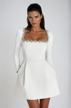 Theodora | Elegante mini jurk tijdloos chic