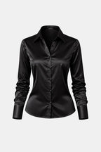 Kathryn | Stijlvol blouse dames top satijn modern
