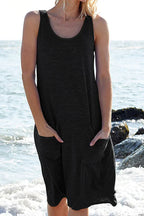 Kyrene | luchtige strandjurk elegant midi casual